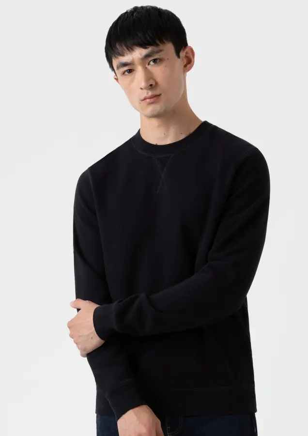 Sunspel - Sweatshirt black