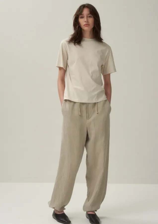 Aton - Utility Pants raw linen
