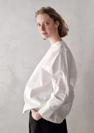 Claudia Bertini - Top Genova Paper white