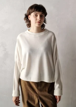 Dusan - Crew Neck Sweater white