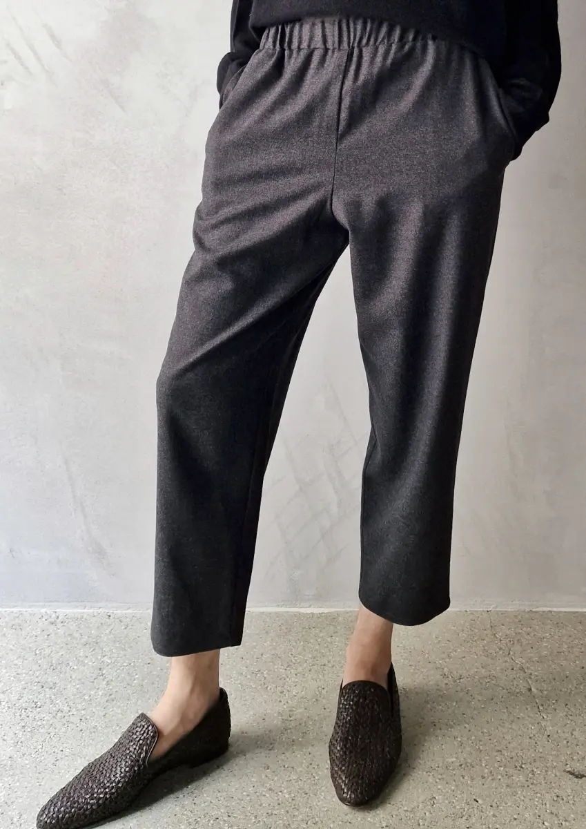 Dusan -Carrot Pants charcoal
