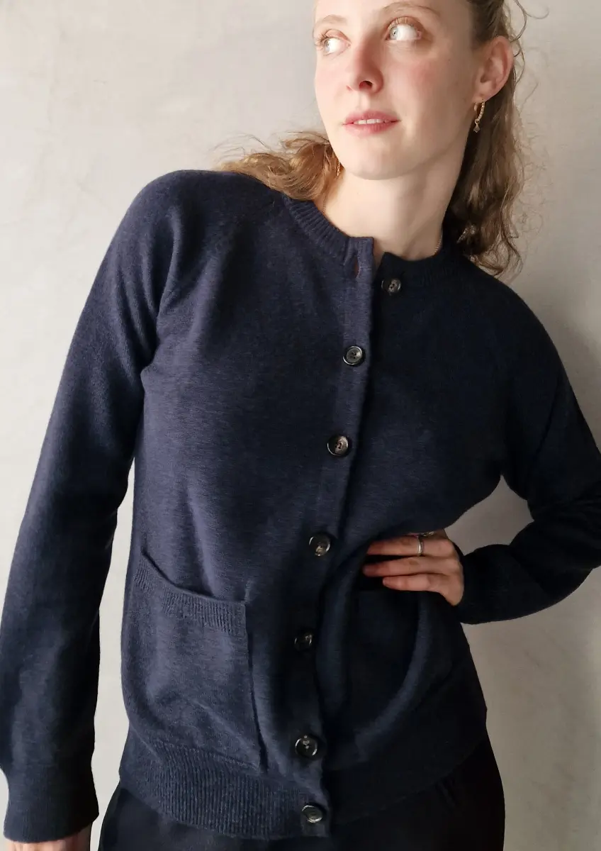 Claudia Bertini - Cardigan blue melange