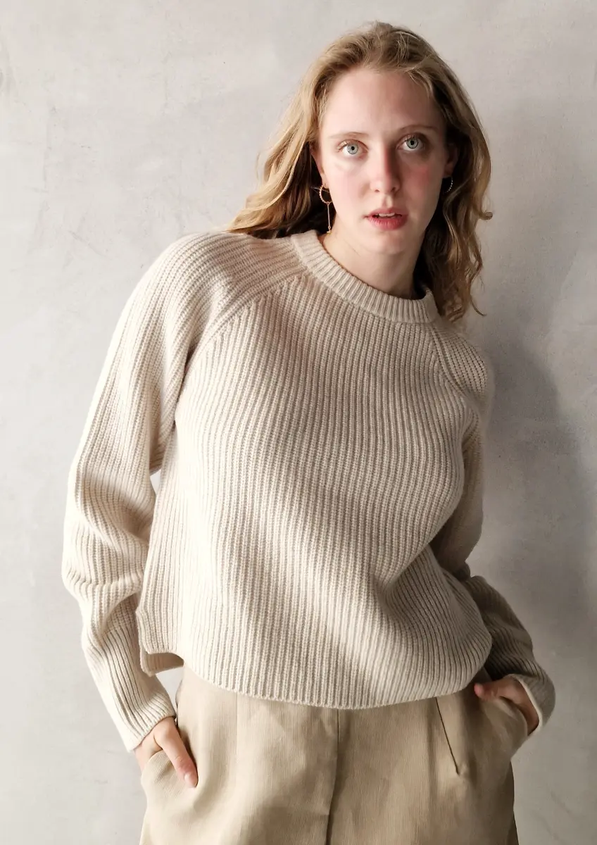 Claudia Bertini - Sweater Bernina crema