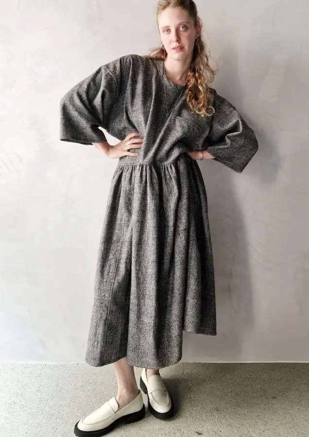 Sofie d'Hoore - Dress Delos glencheck