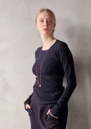 Claudia Bertini - T-Shirt Anna navy