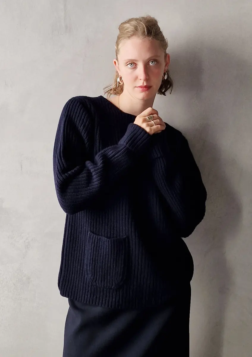 Claudia Bertini - Sweater Rimini Long navy