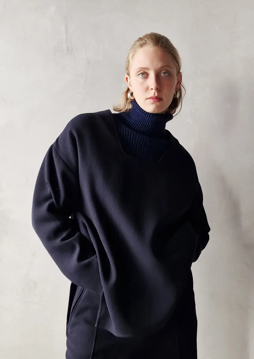 Claudia Bertini - Sweater Square navy