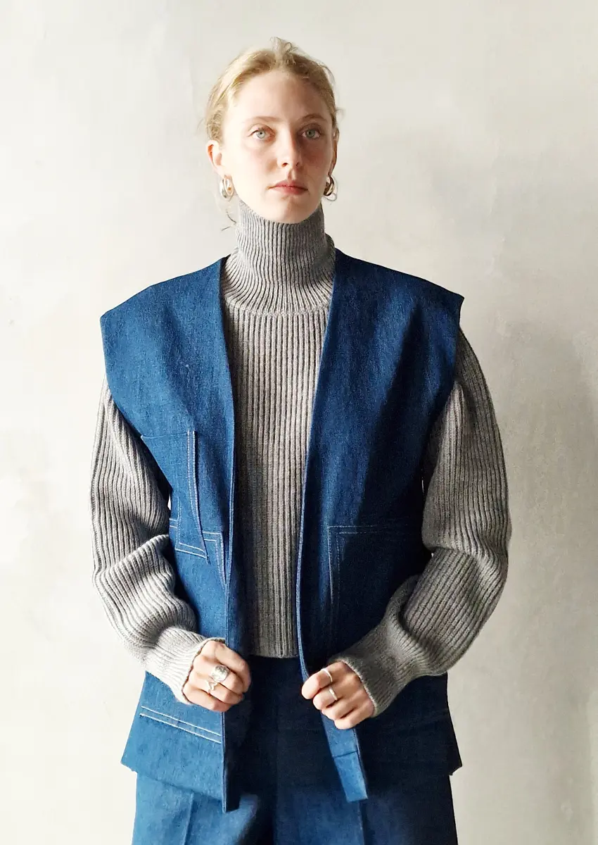 Claudia Bertini - Jeans Vest denim