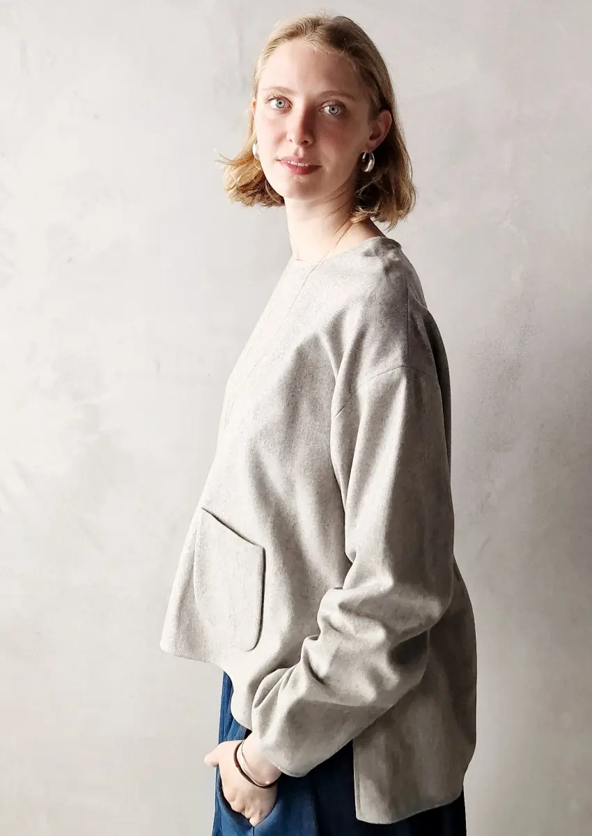 Claudia Bertini - Top Cuore grey