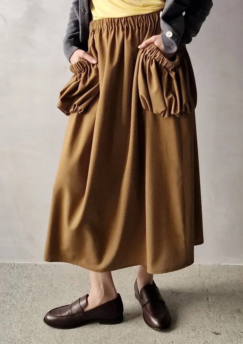 Claudia Bertini - Pouch Skirt tumeric