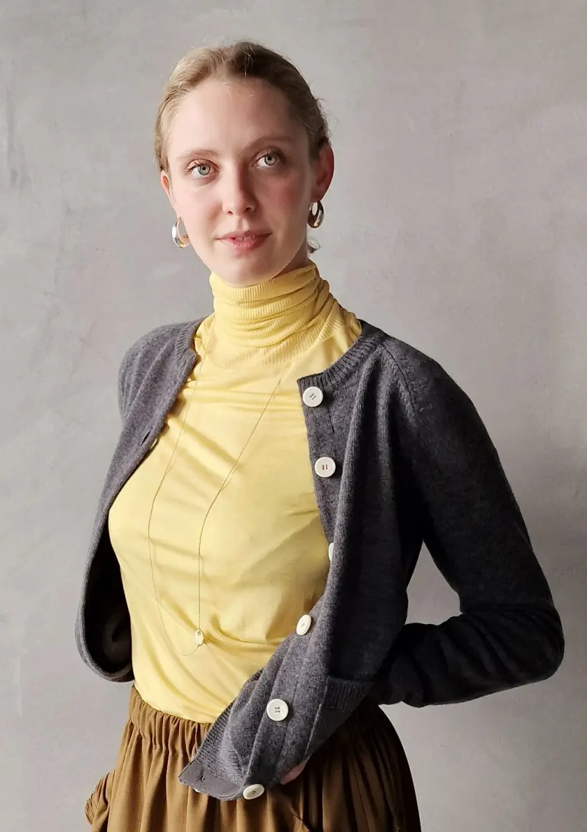 Claudia Bertini - Cardigan grey melange
