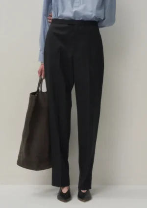 Aton - Tapered Pants black