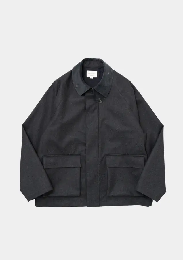 Still by Hand - Field Jacket charcoal