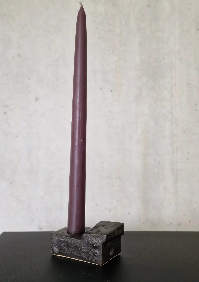 kiner ceramics - Chandelier Simple Mini 10 noir marron