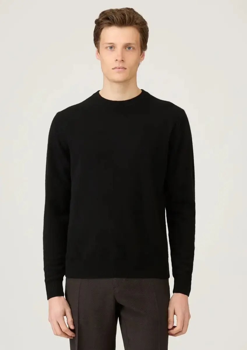Sunspel - Crew Neck Sweater black