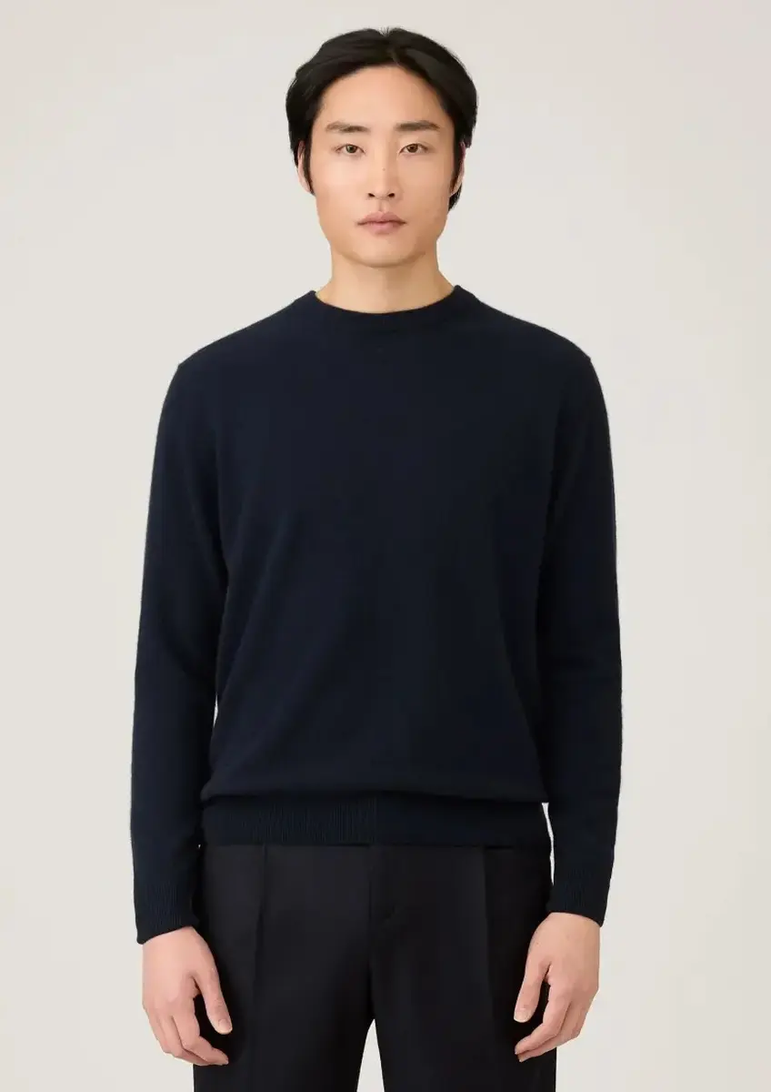 Sunspel - Crew Neck Sweater navy