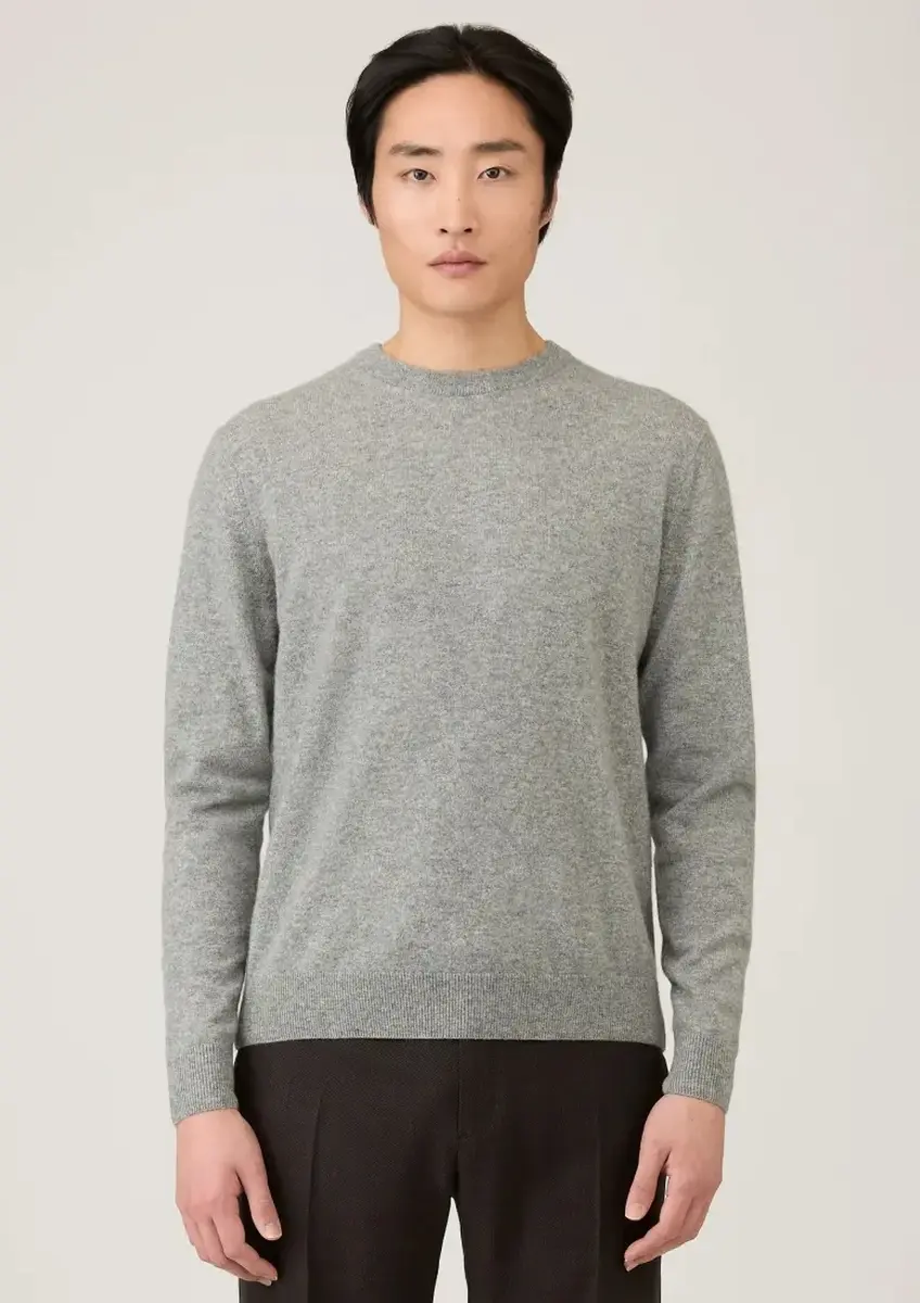 Sunspel - Crew Neck Sweater grey