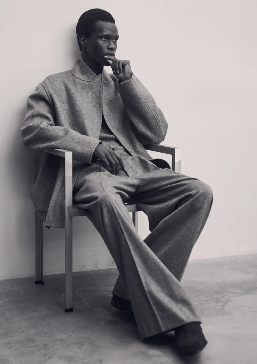 ssstein - Wide Pants grey + Veston grey