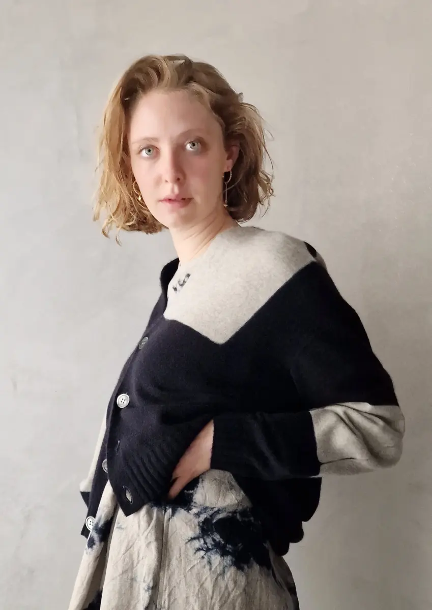 Suzusan - Short Cardigan black