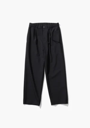 Aton - Loose Tropical Pants black