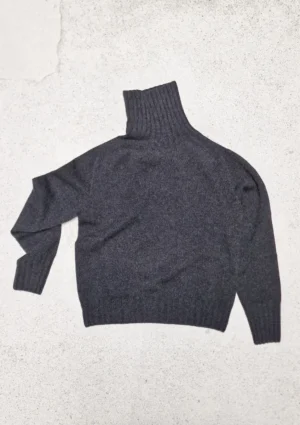Margaret Howell - Wide Roll Neck Sweater charcoal