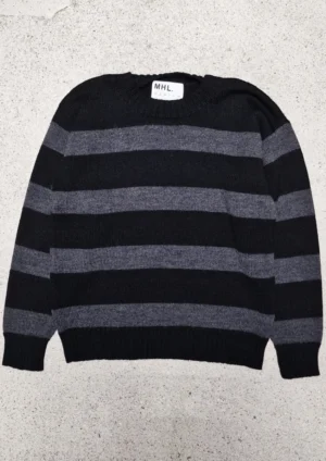 Margaret Howell - MHL Graphic Sweater black/charcoal