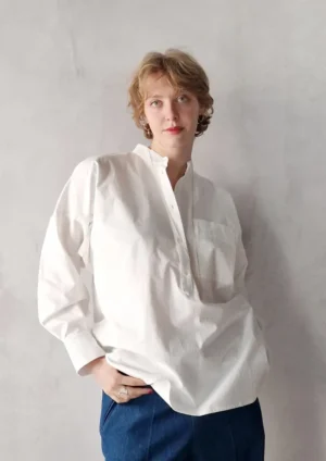 Claudia Bertini - Shirt Lungo Mercato white