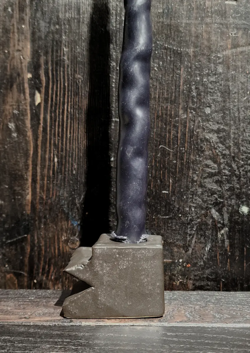 kiner ceramics - Chandelier Simple Mini 11 noir marron