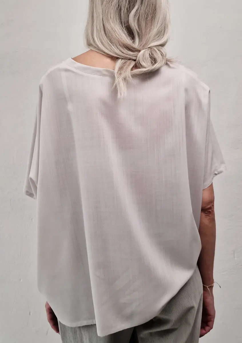 Dusan - T-Shirt Voile pearl