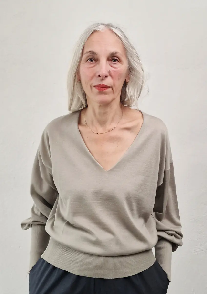 Dusan - V-Neck Sweater clay