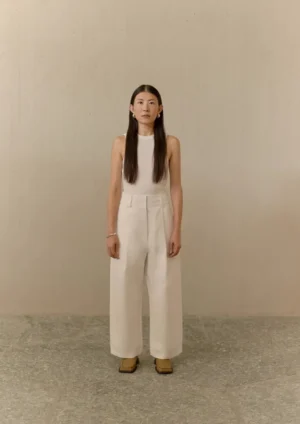 Casa Vayu - Volume Pants white