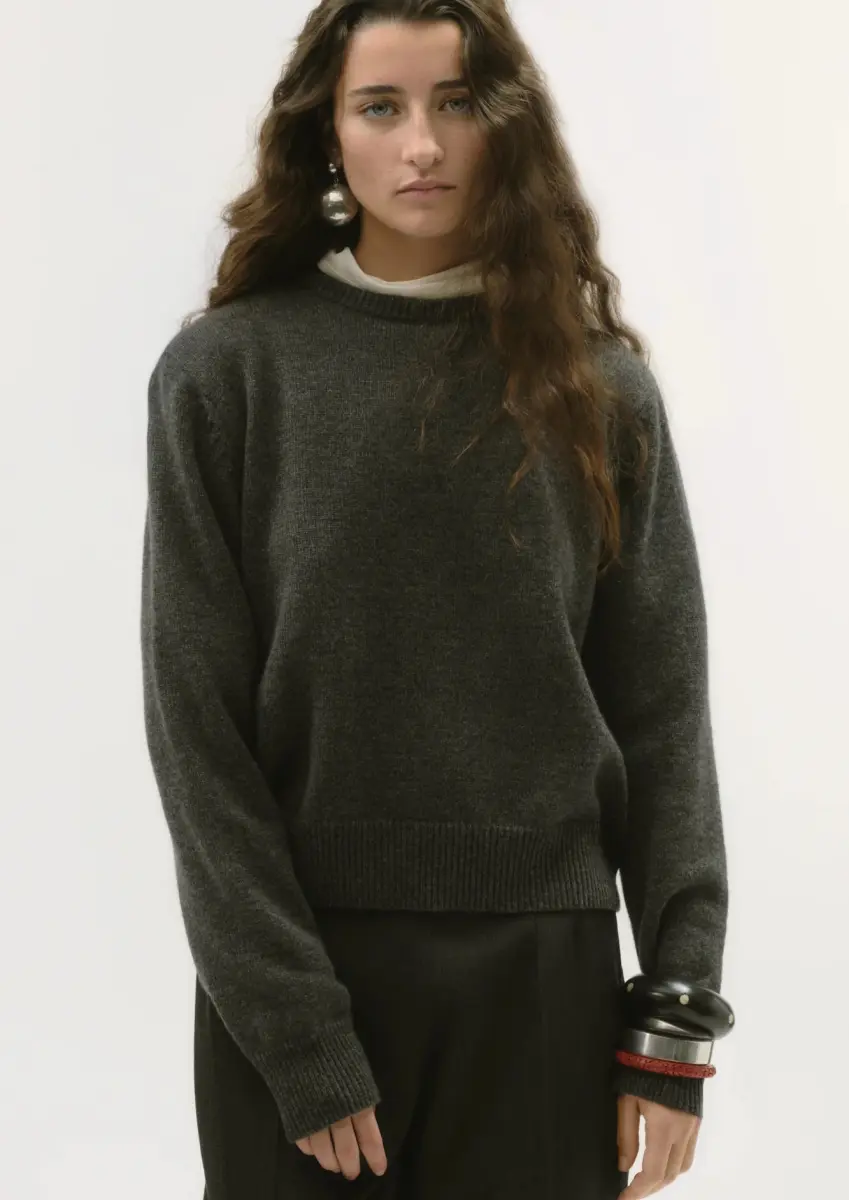 Casa Vayu - Crew Neck Sweater charcoal