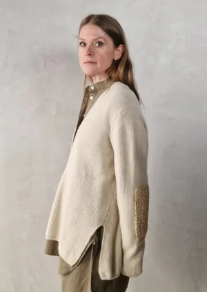 Claudia Bertini - V-Neck Sweater LAB ivory