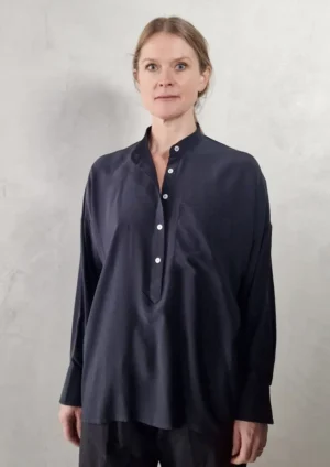 Claudia Bertini - Shirt Mercato dark navy