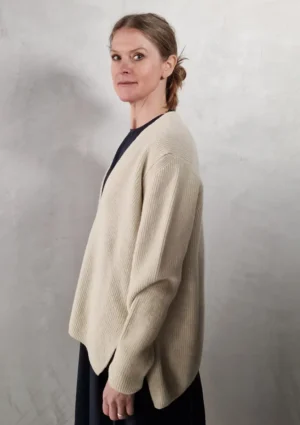 Claudia Bertini - V-Neck Sweater ivory