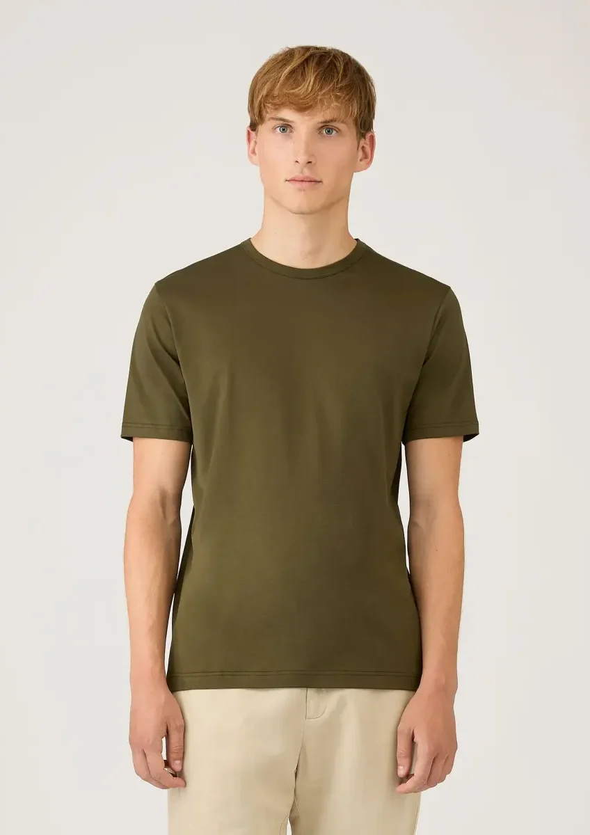 Sunspel - T-Shirt deep olive