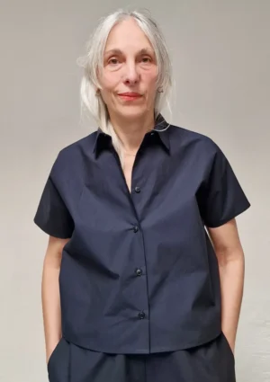 Dusan - Cropped Shirt midnight