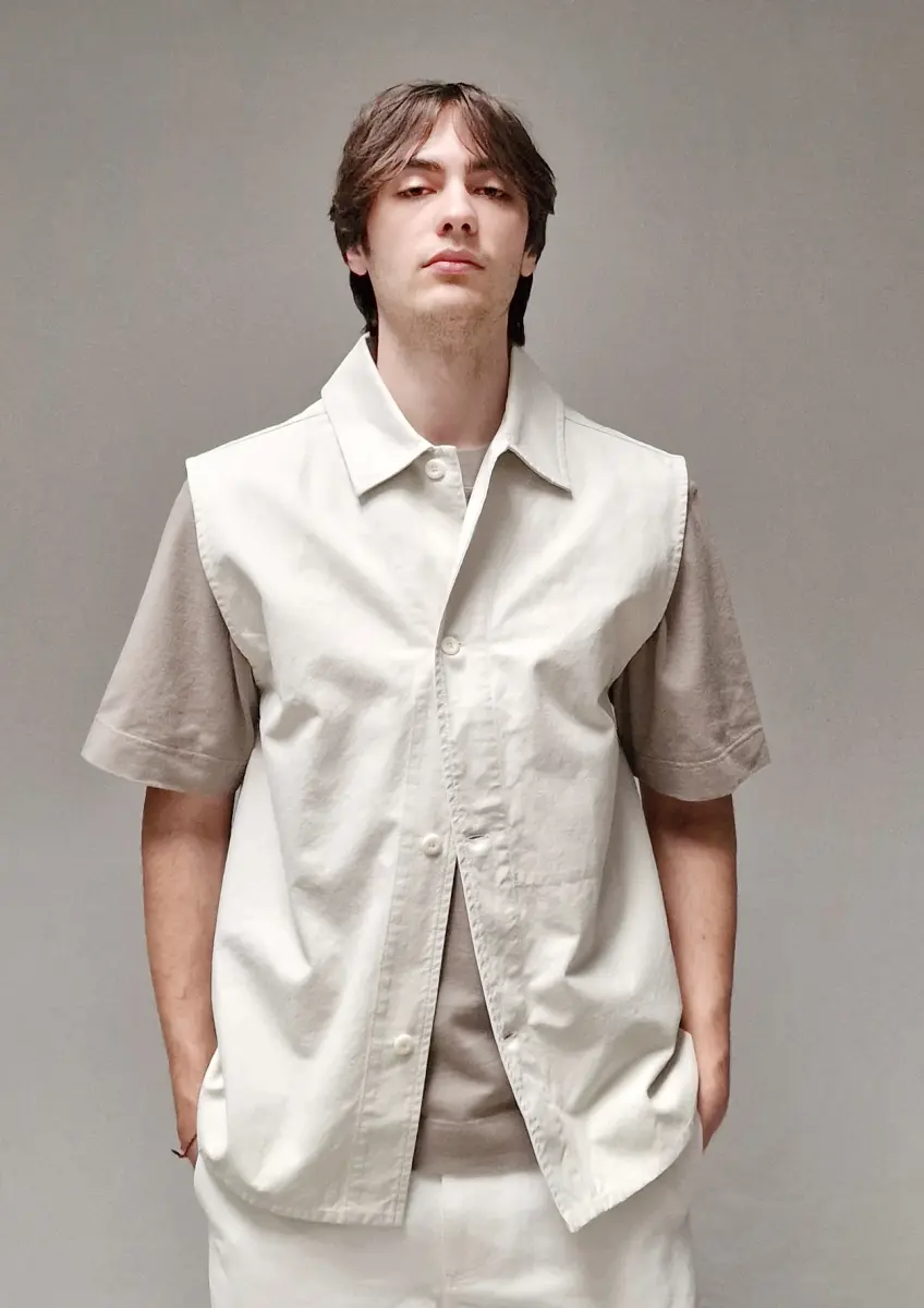 Margaret Howell - MHL Overshirt chalk