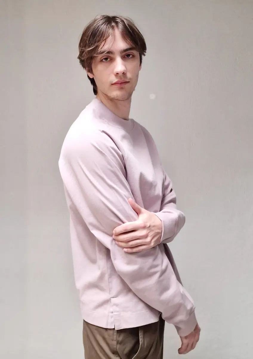 Margaret Howell - MHL Mock Neck T-Shirt heather