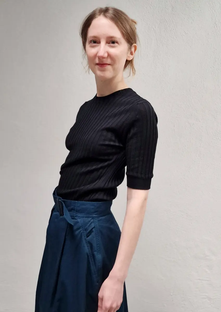 Margaret Howell - Ribbed T-Shirt black