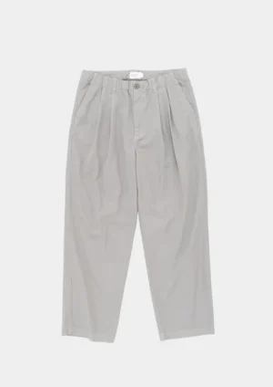 Still by Hand - Pleated Pants smoke grey
