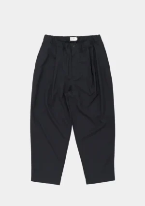 Still by Hand - Summer Wide Pants black navy
