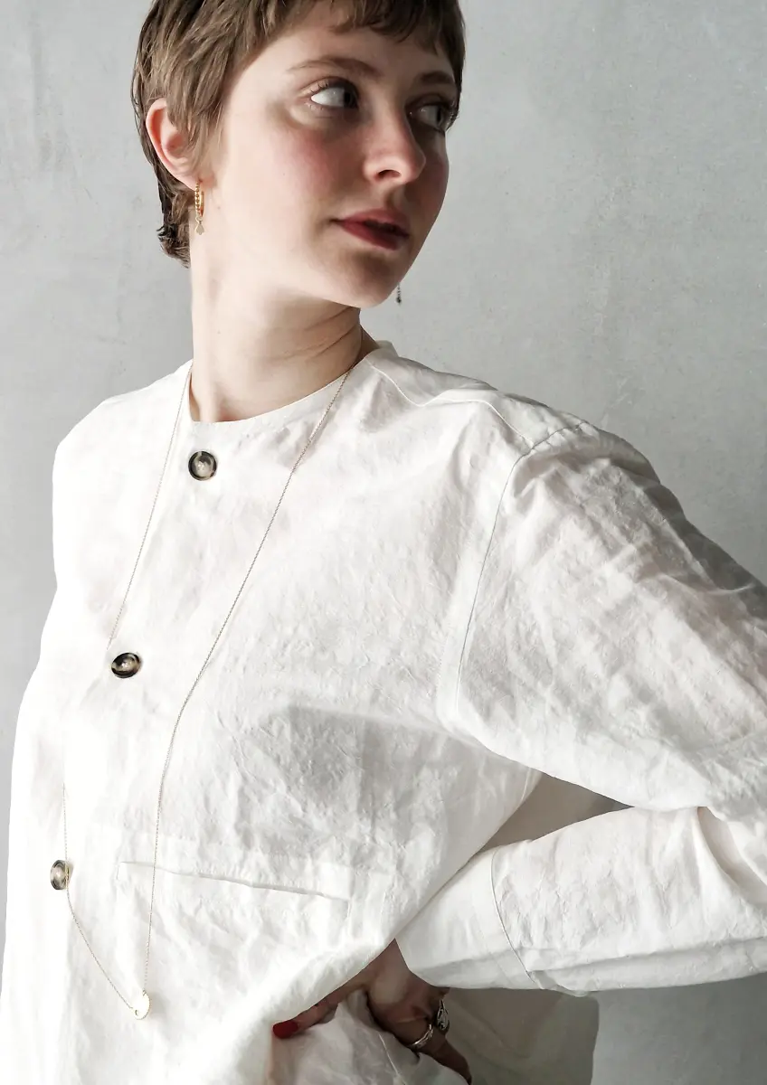 Sofie d'Hoore - Shirt Barna off-white