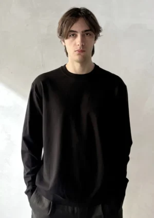 Aton - Crewneck Sweater black