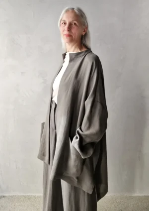 Dusan - Cardigan Coat storm