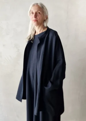 Dusan - Cardigan Coat midnight