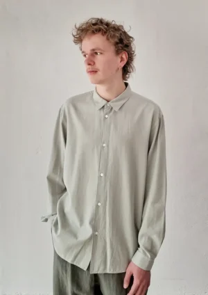 Aton - Loose Fit Shirt green