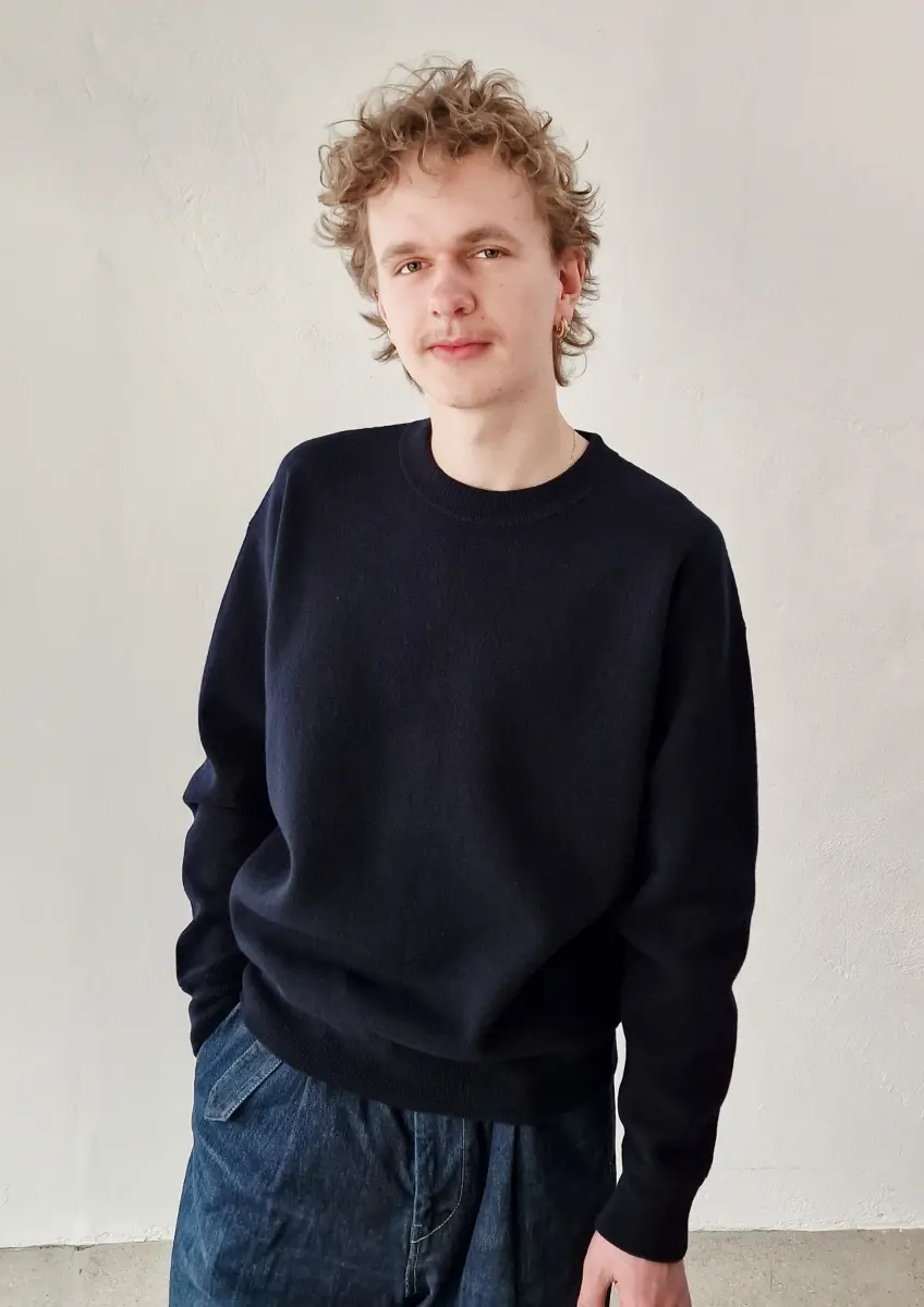 Margaret Howell - Bonded Sweater navy