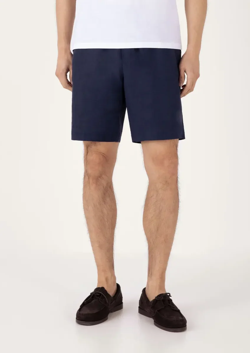 Sunspel - Drawstring Shorts navy