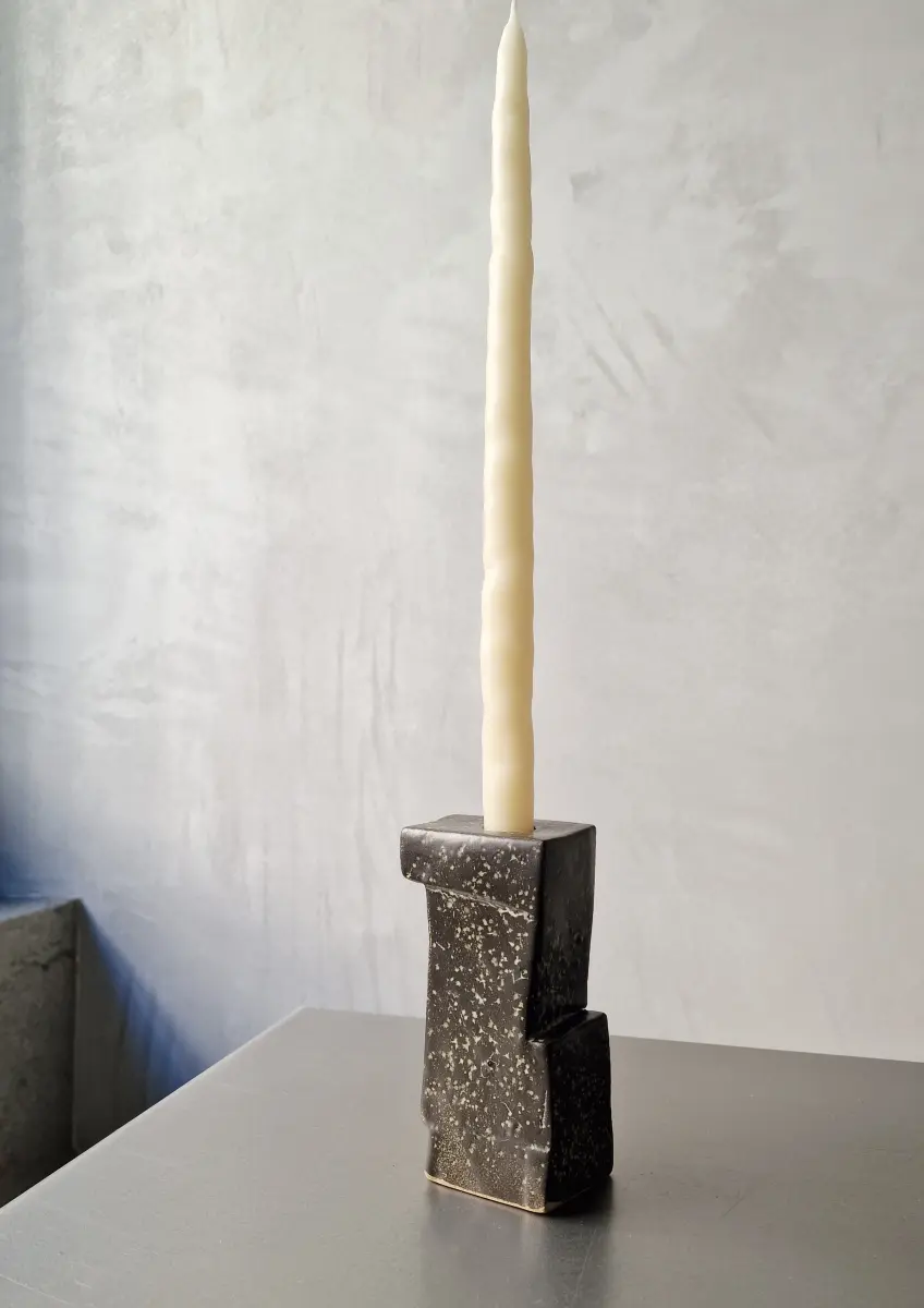 kiner ceramics - Chandelier Simple noir vert